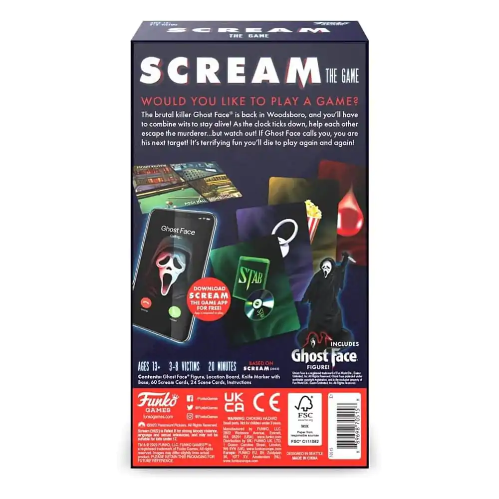 Scream: The Game Strategy game *English Version* product photo