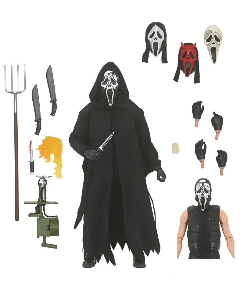 Scream Action Figure Ultimate Ghost Face Inferno 18 cm product photo