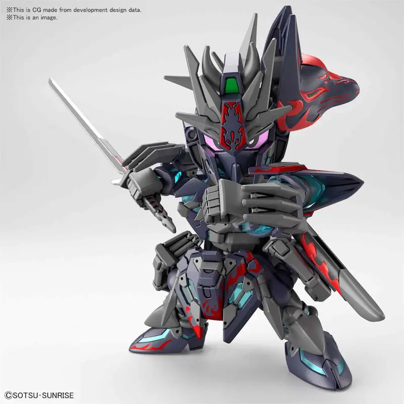 SD Gundam World Heroes Sasuke Delta Gundam Model Kit figure product photo
