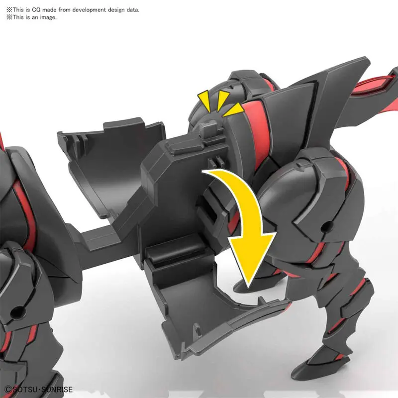 SD Gundam World Heroes War Horse Model Kit figure product photo