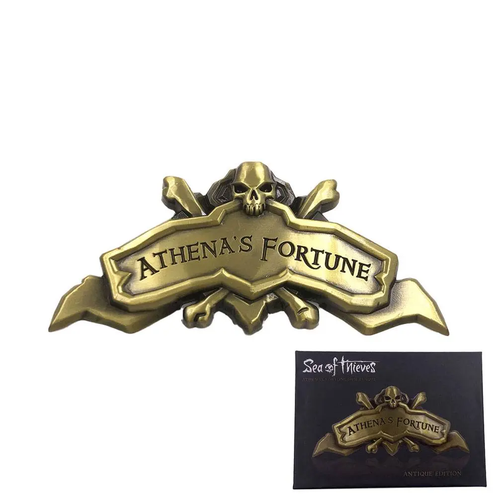 Sea of Thieves Athena's Fortune Ship Plaque Antique product photo