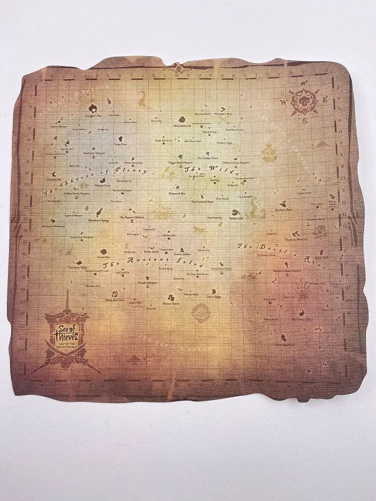 Sea of Thieves Athena's Fortune Ship Plaque Antique product photo