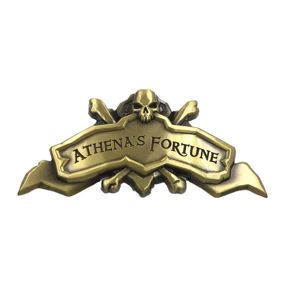 Sea of Thieves Athena's Fortune Ship Plaque Antique product photo