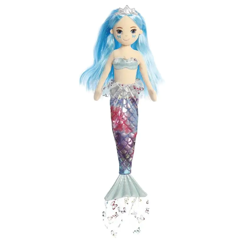 Sea Sparkles Little Mermaid Butterfly plush toy 46cm product photo