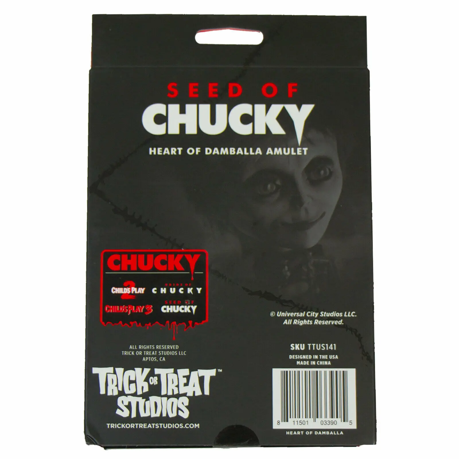 Seed of Chucky Necklace Heart of Damballa Amulet product photo