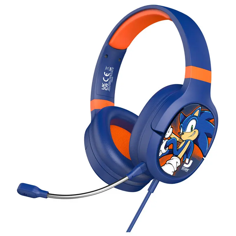 Sega Classic Sonic the Hedgehog Blue gaming headphones termékfotó