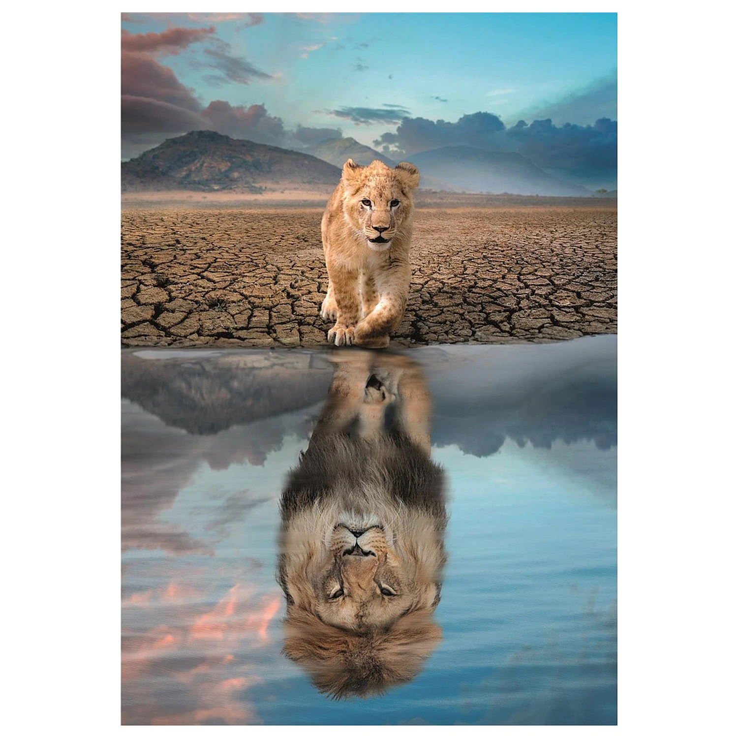 Self Reflection 300 piece puzzle Clementoni product photo