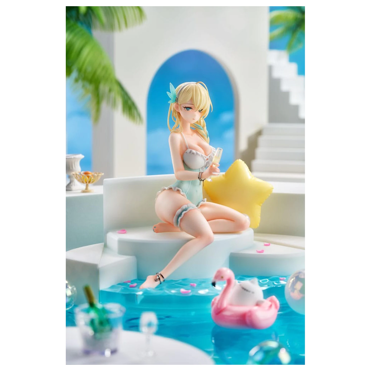 Senkan Shoujo R PVC Statue 1/7 Lexington (CV-16) Summer of Ingleside Ver. 19 cm    product photo