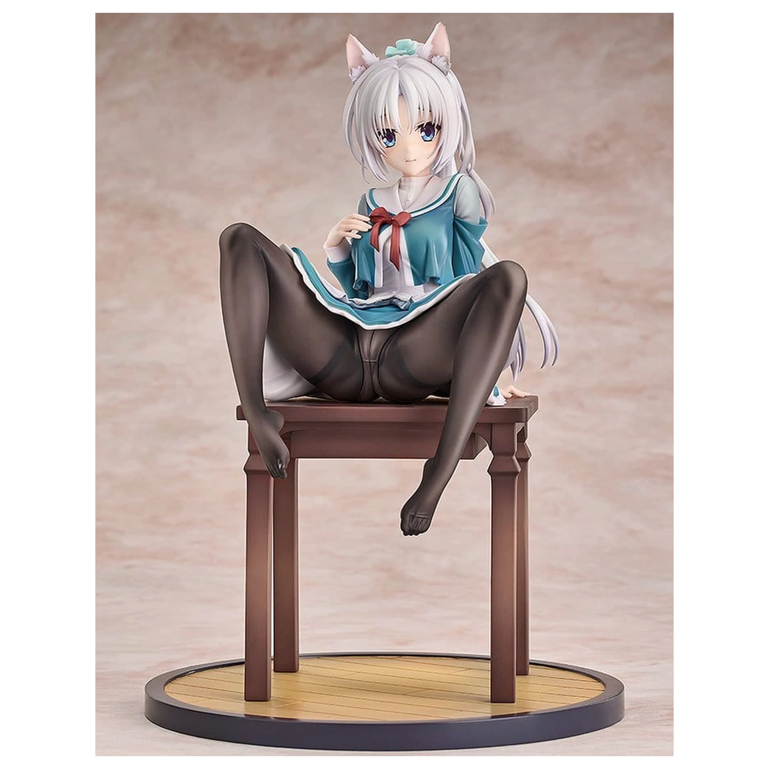 Senren*Banka PVC Figure 1/7 Yoshino Asatake Animal Ears School Uniform Ver. 21 cm product photo
