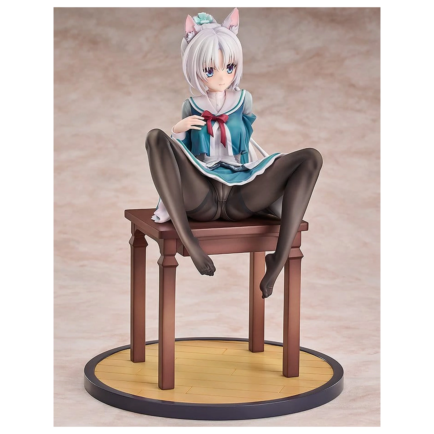 Senren*Banka PVC Figure 1/7 Yoshino Asatake Animal Ears School Uniform Ver. 21 cm product photo