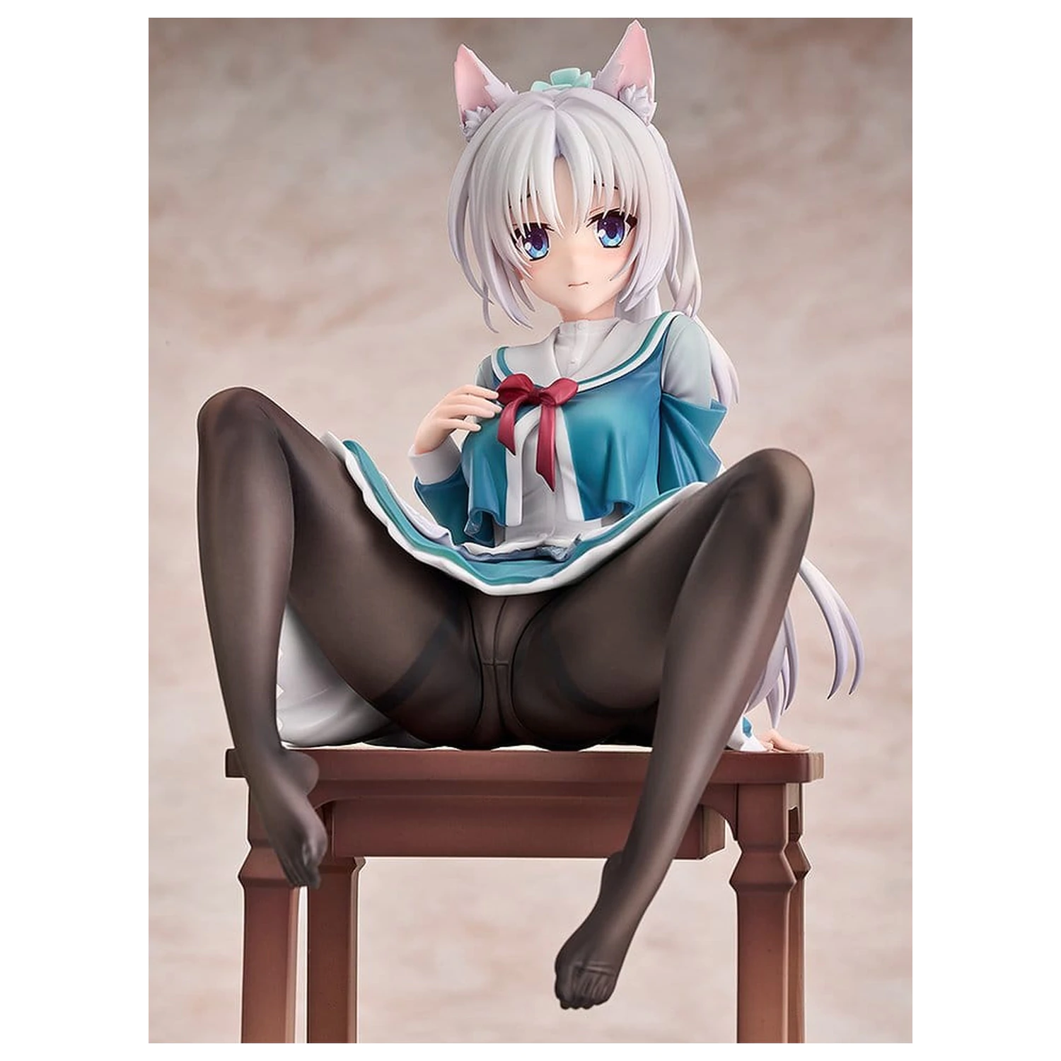 Senren*Banka PVC Figure 1/7 Yoshino Asatake Animal Ears School Uniform Ver. 21 cm product photo