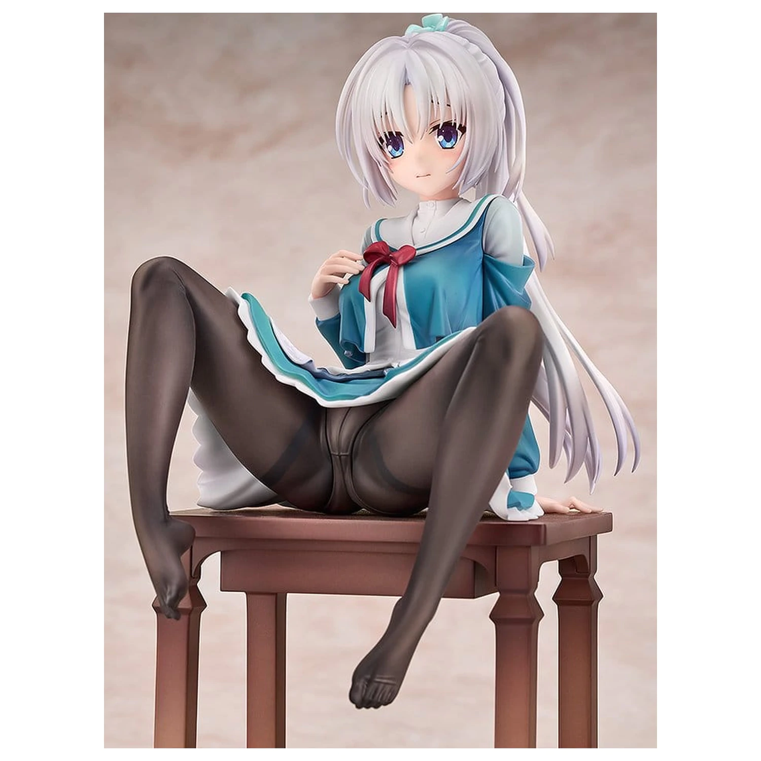 Senren*Banka PVC Figure 1/7 Yoshino Asatake Animal Ears School Uniform Ver. 21 cm product photo