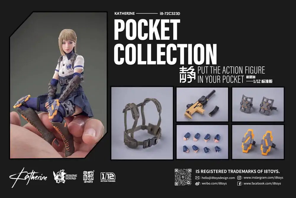 Serene Hound Pocket Collection Action Figure 1/12 Katherine Standard Ver. 15 cm product photo