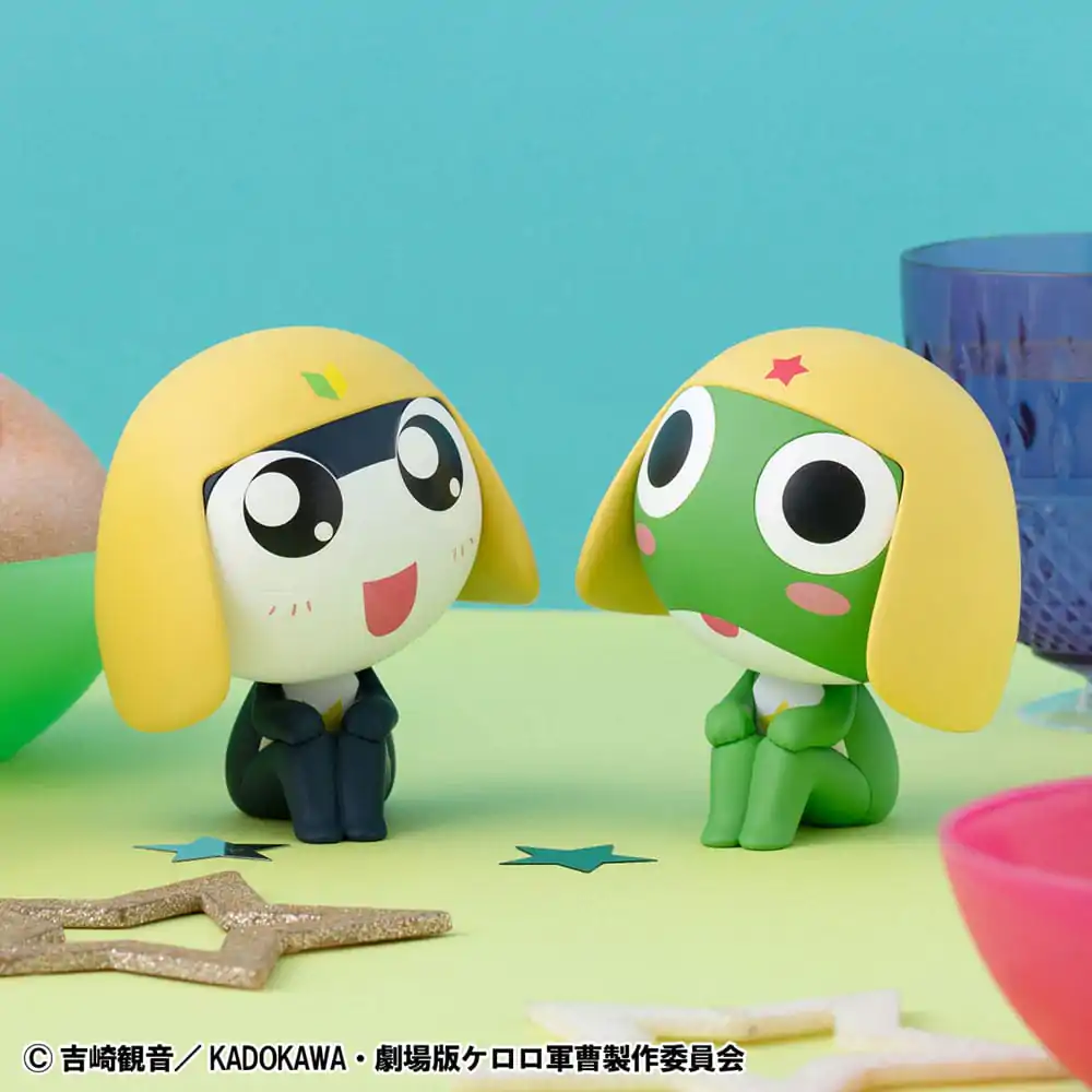 Sergeant Frog Look Up PVC Statue Keroro & Tamama Set (with gift) 11 cm      product photo