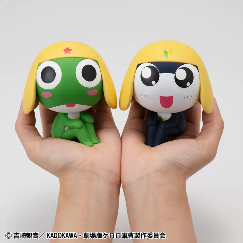 Sergeant Frog Look Up PVC Statue Keroro & Tamama Set (with gift) 11 cm      product photo