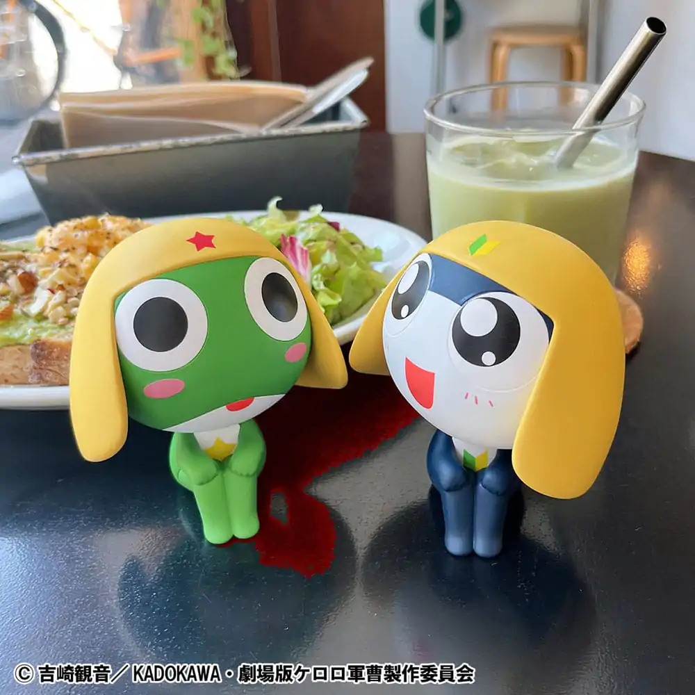 Sergeant Frog Look Up PVC Statue Keroro & Tamama Set (with gift) 11 cm      product photo