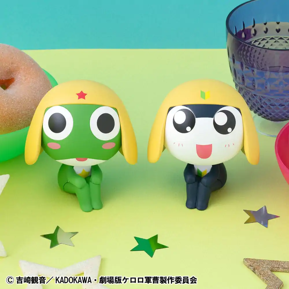 Sergeant Frog Look Up PVC Statue Keroro & Tamama Set (with gift) 11 cm      product photo
