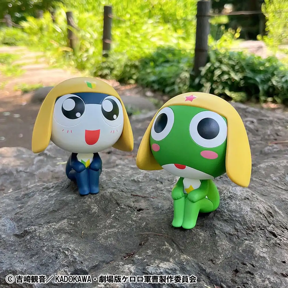Sergeant Frog Look Up PVC Statue Keroro & Tamama Set (with gift) 11 cm      product photo