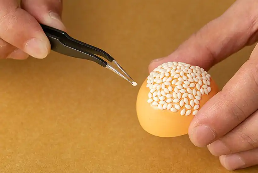 Plastic Model Kit 1/1 Sesame Ball 4 cm product photo