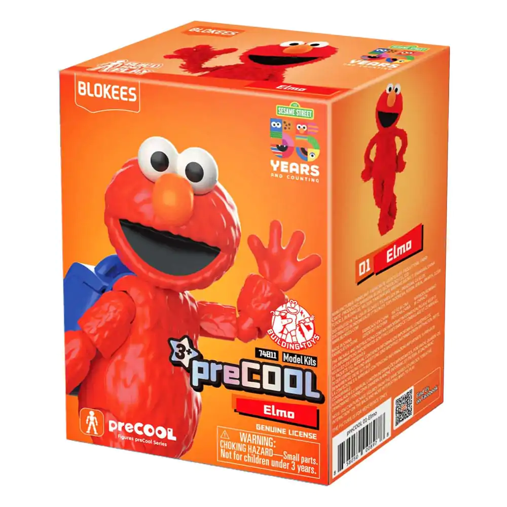 Sesame Street Blokees PreCool Series 1 Plastic Model Kit 01 Elmo 12 cm product photo