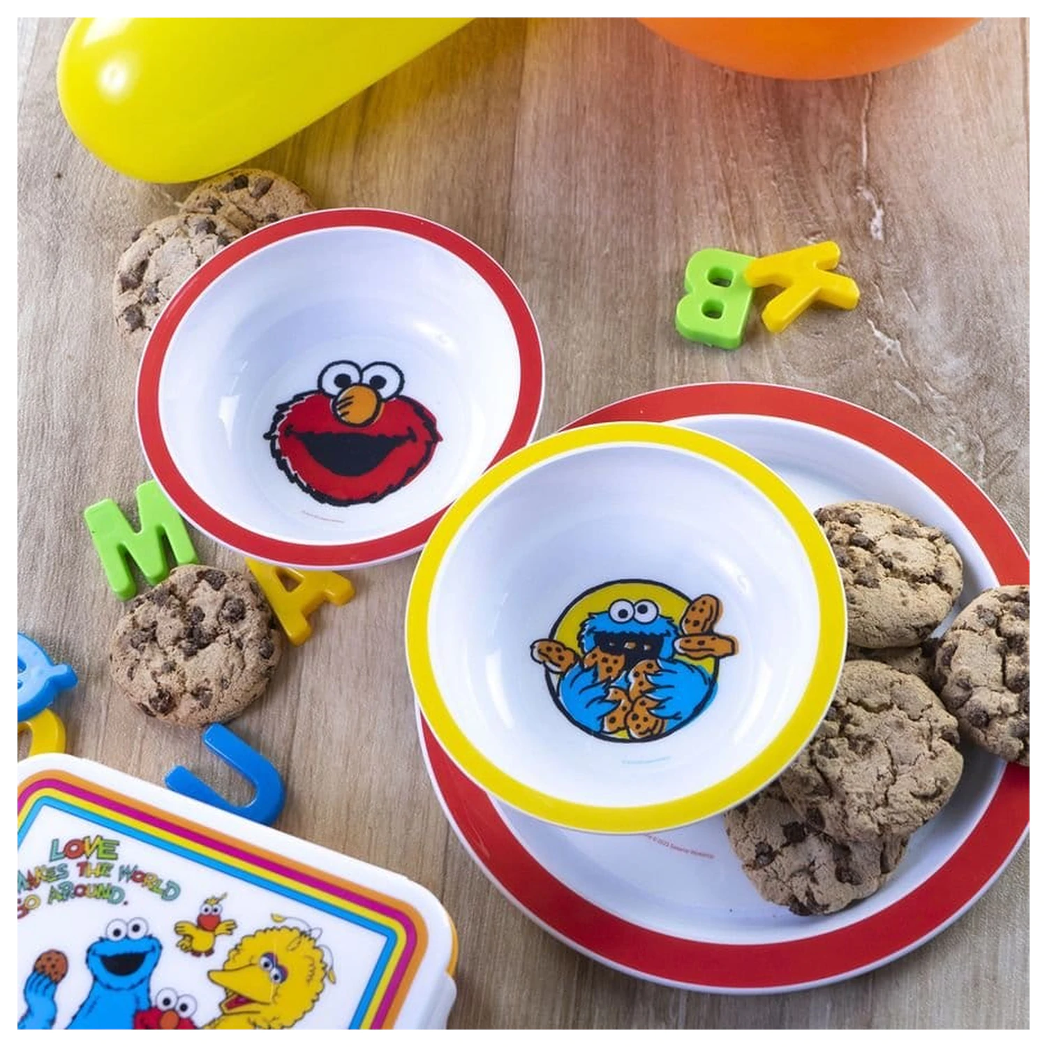 Sesame Street Cereal Bowl Vintage Kids 2-Pack 300ml product photo