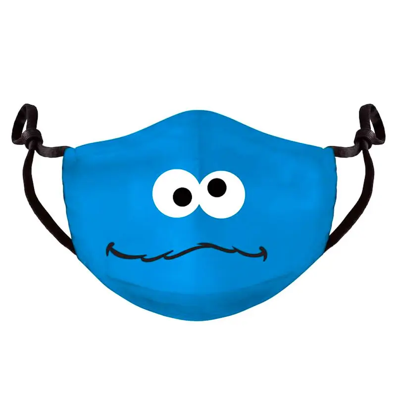 Sesamestreet Cookie Monster reusable facemask product photo