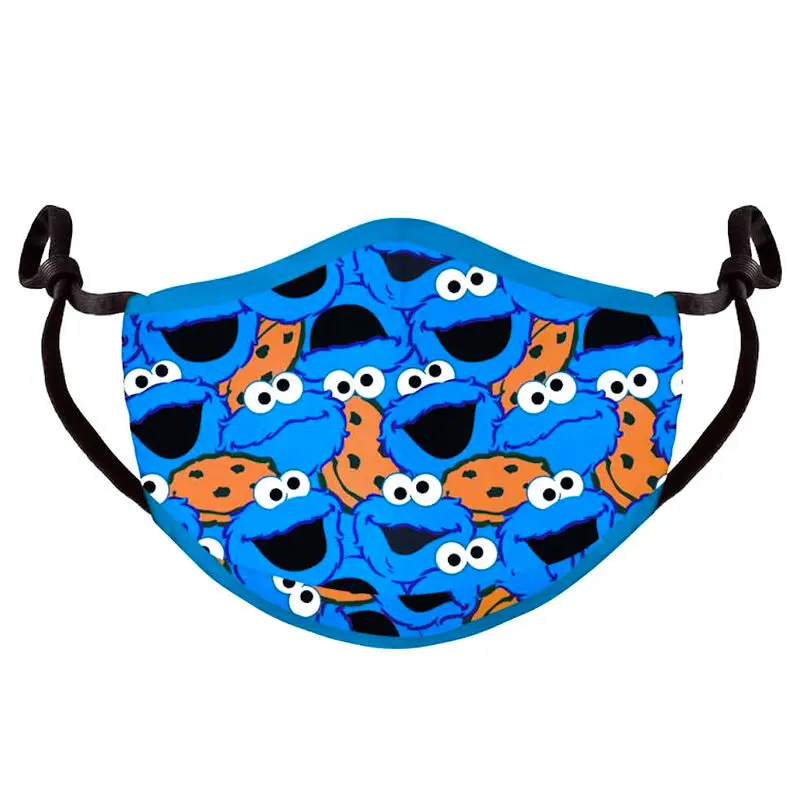 Sesamestreet Cookie Monster reusable facemask product photo