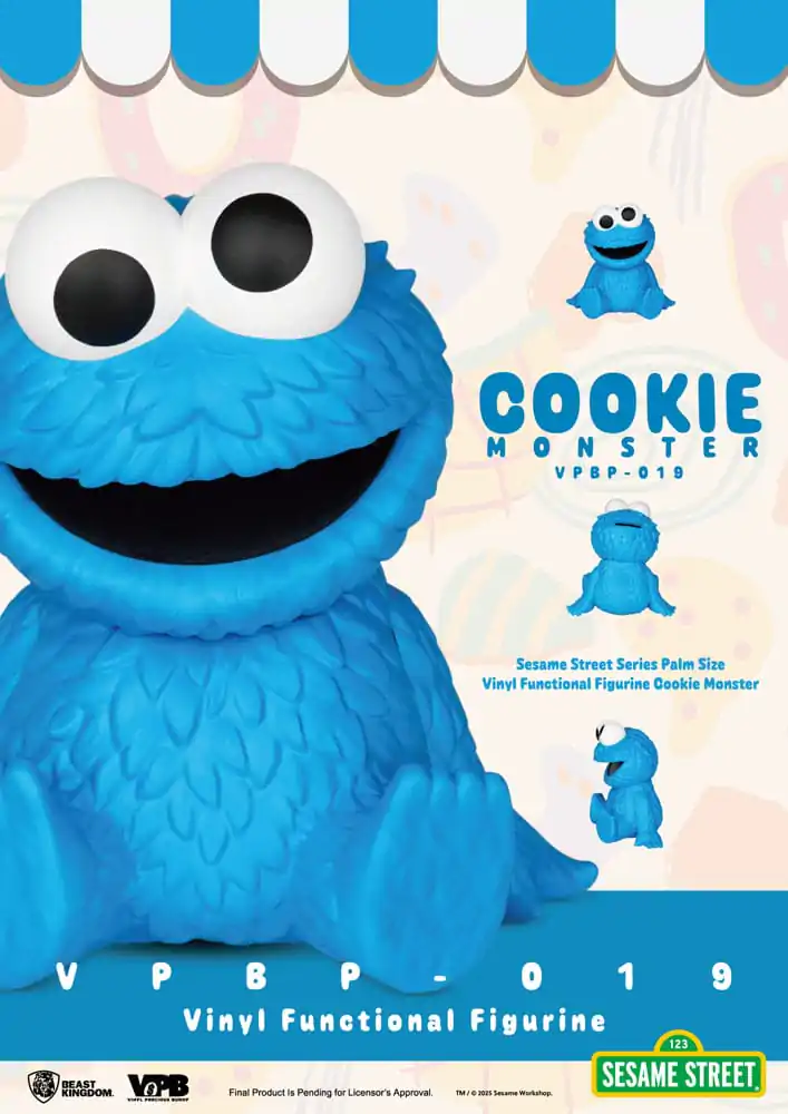 Sesame Street Piggy Vinyl Bank Cookie Monster 12 cm  product photo