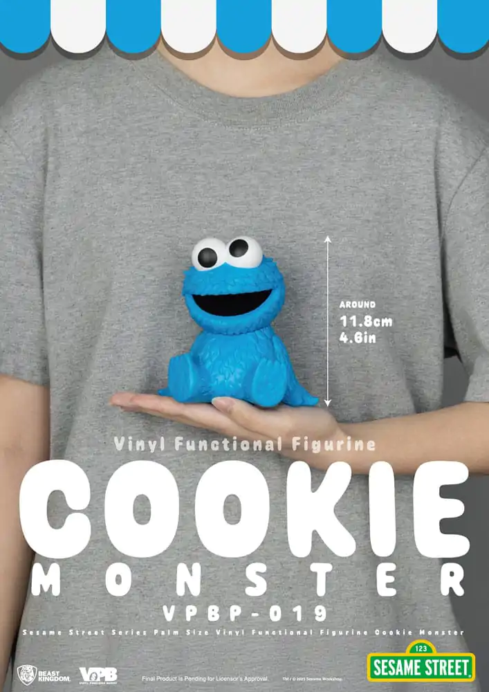 Sesame Street Piggy Vinyl Bank Cookie Monster 12 cm  product photo