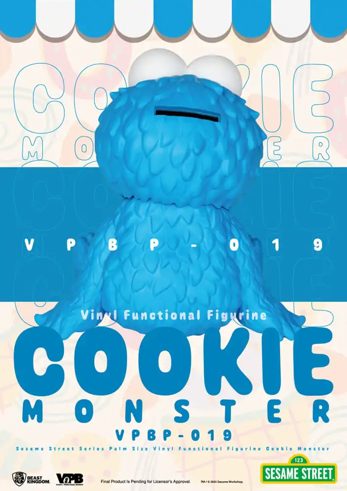 Sesame Street Piggy Vinyl Bank Cookie Monster 12 cm  product photo
