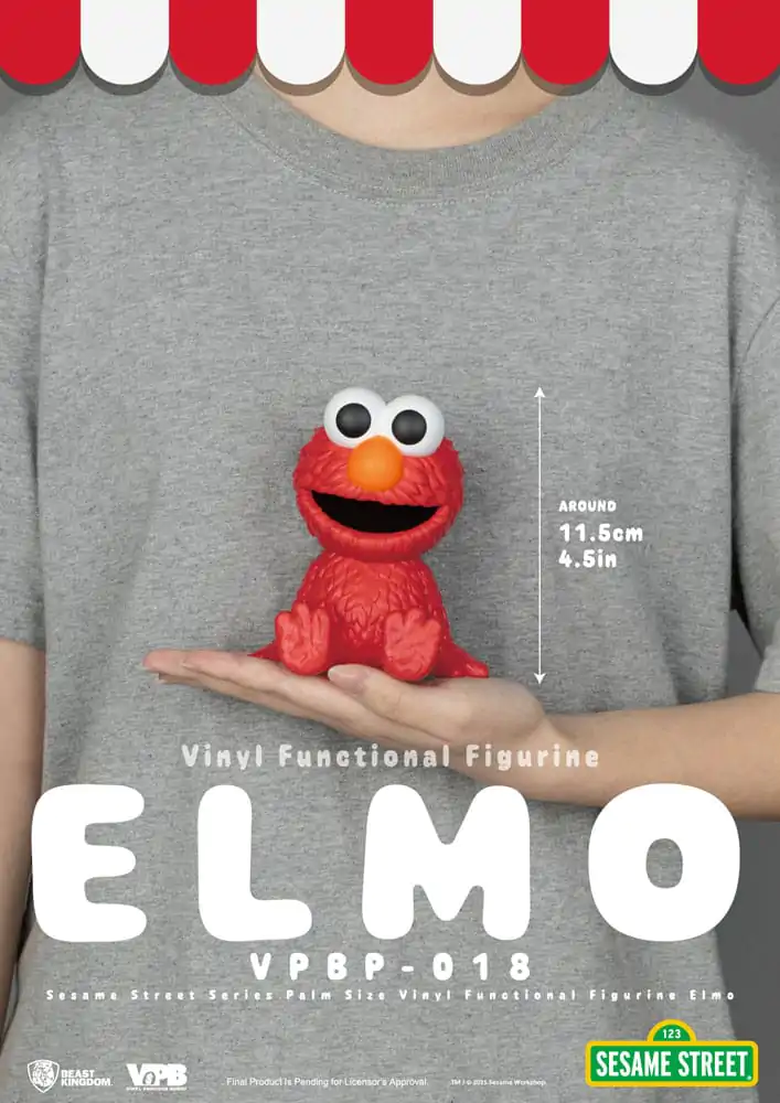 Sesame Street Piggy Vinyl Bank Elmo 12 cm  product photo
