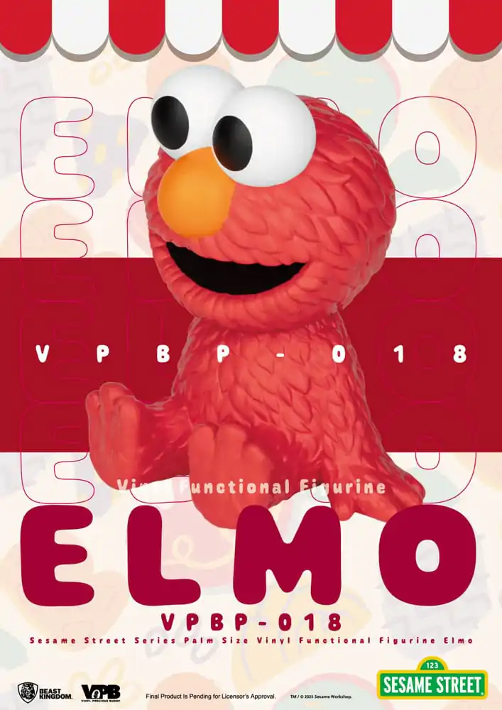 Sesame Street Piggy Vinyl Bank Elmo 12 cm  product photo