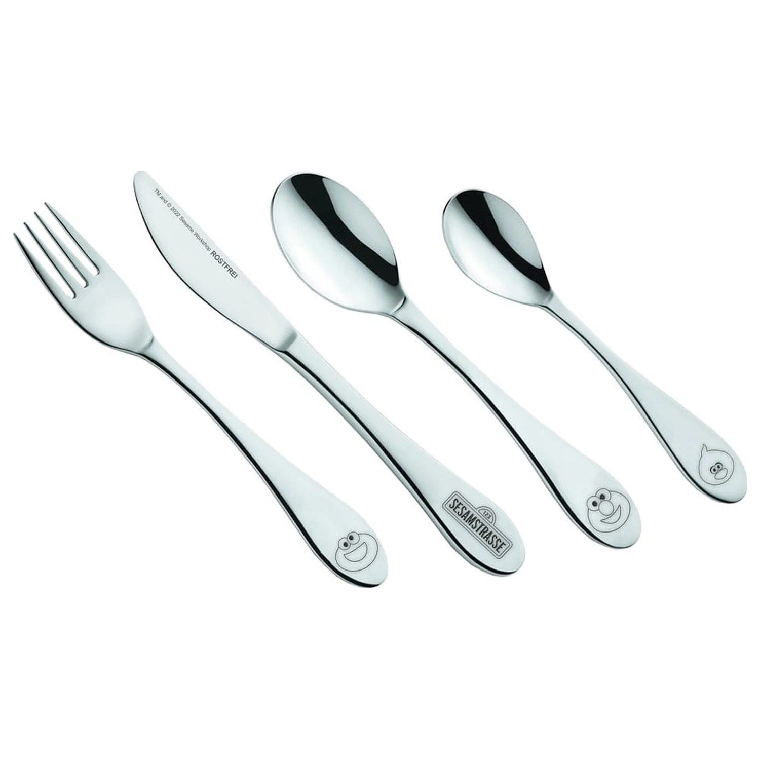 Sesame Street Kids Cutlery Set Friends product photo
