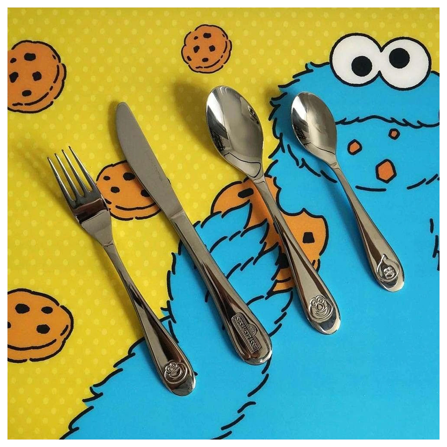 Sesame Street Kids Cutlery Set Friends product photo