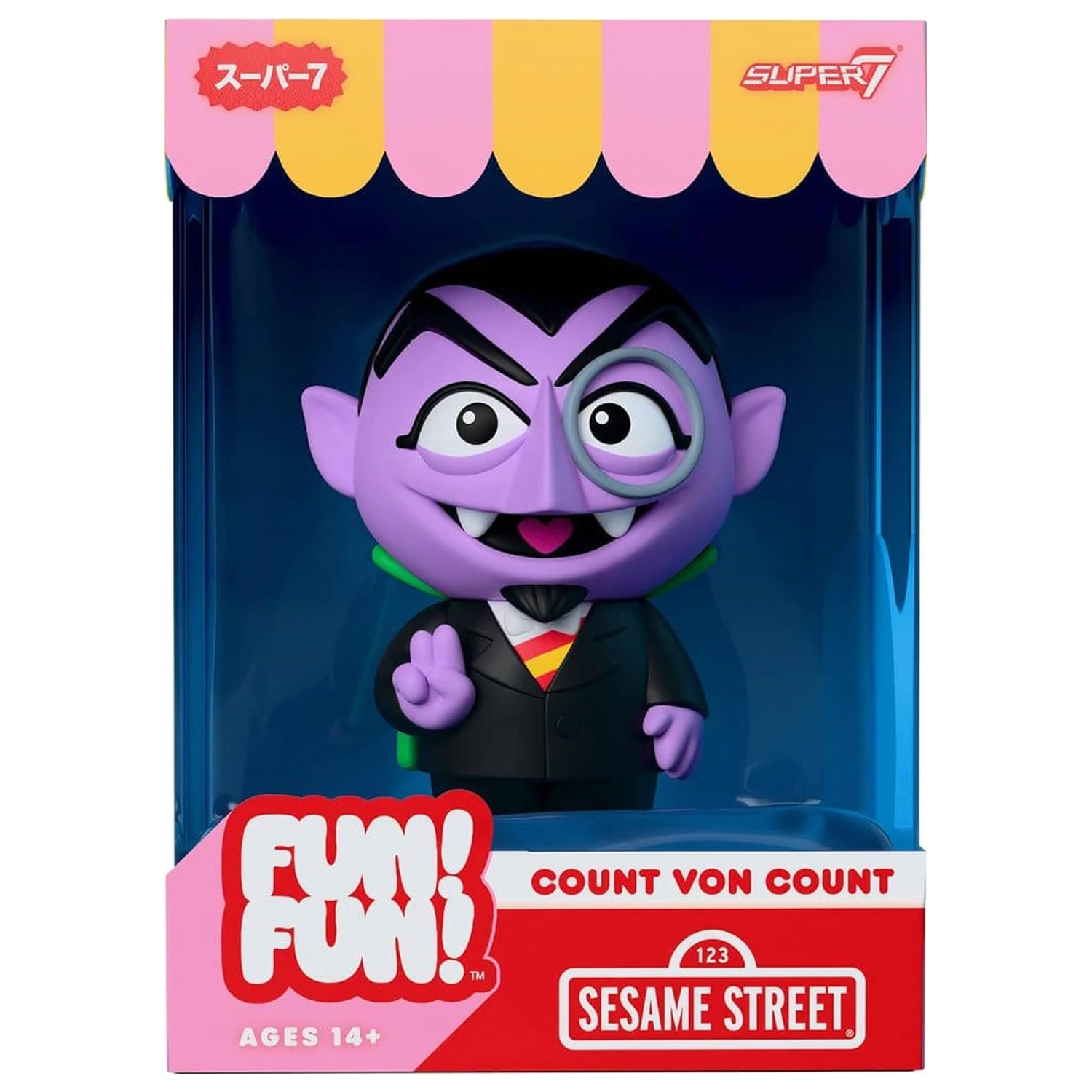 Sesame Street Fun! Fun! Vinyl Figure Wave 01 - Count von Count 18 cm product photo