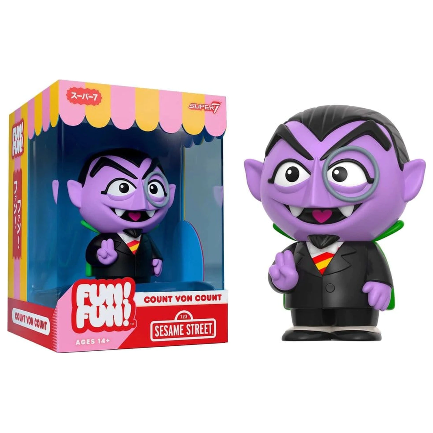 Sesame Street Fun! Fun! Vinyl Figure Wave 01 - Count von Count 18 cm product photo