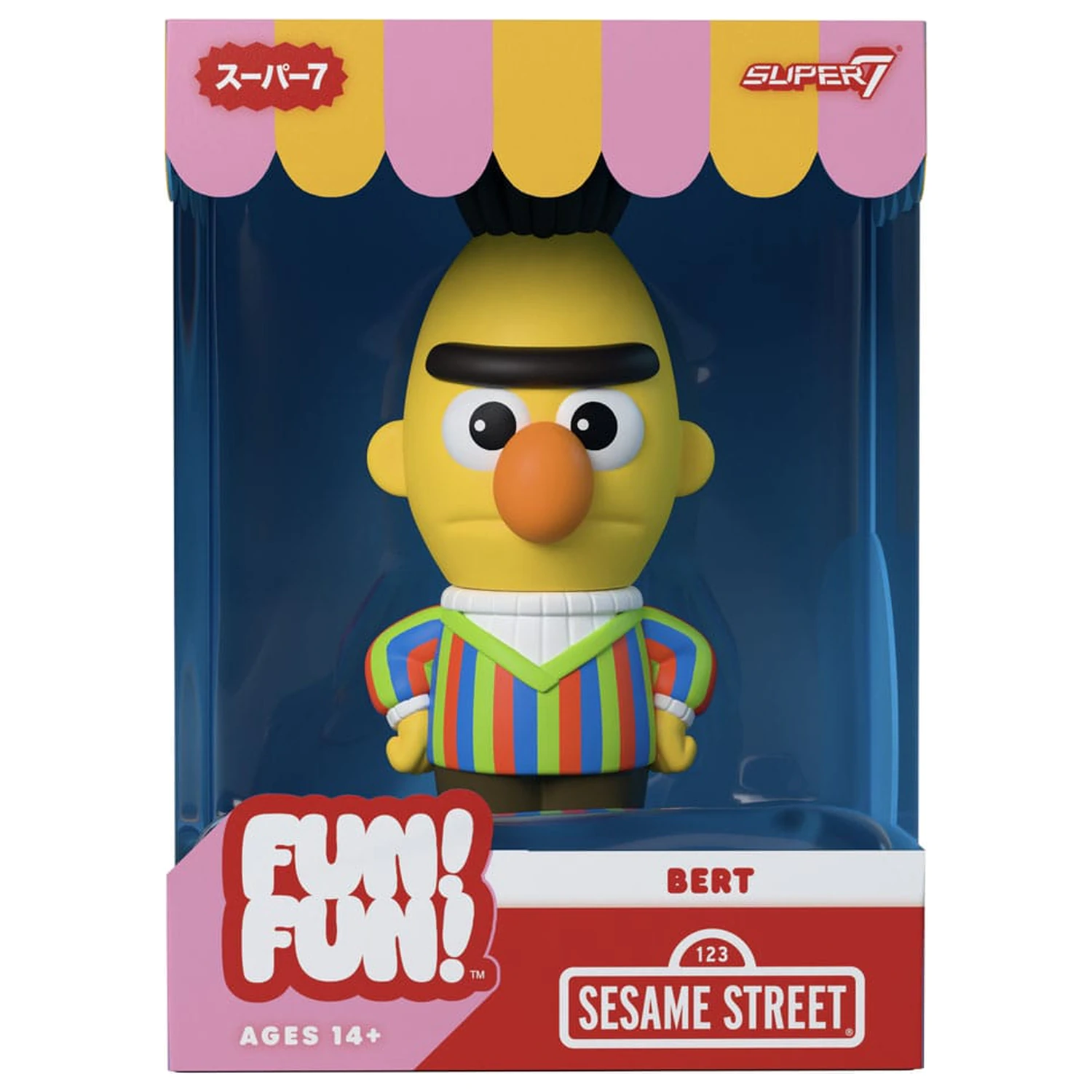 Sesame Street FUN! FUN! Vinyl Figure Wave 02 Bert 13 cm   product photo