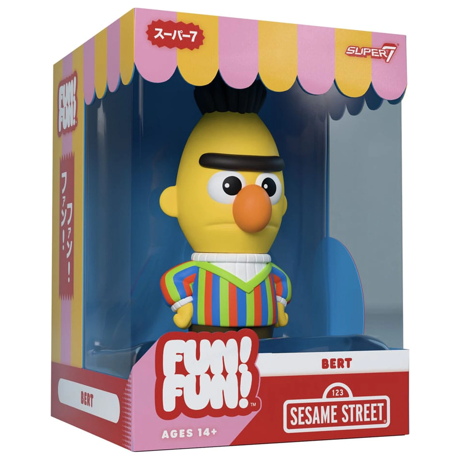Sesame Street FUN! FUN! Vinyl Figure Wave 02 Bert 13 cm   product photo
