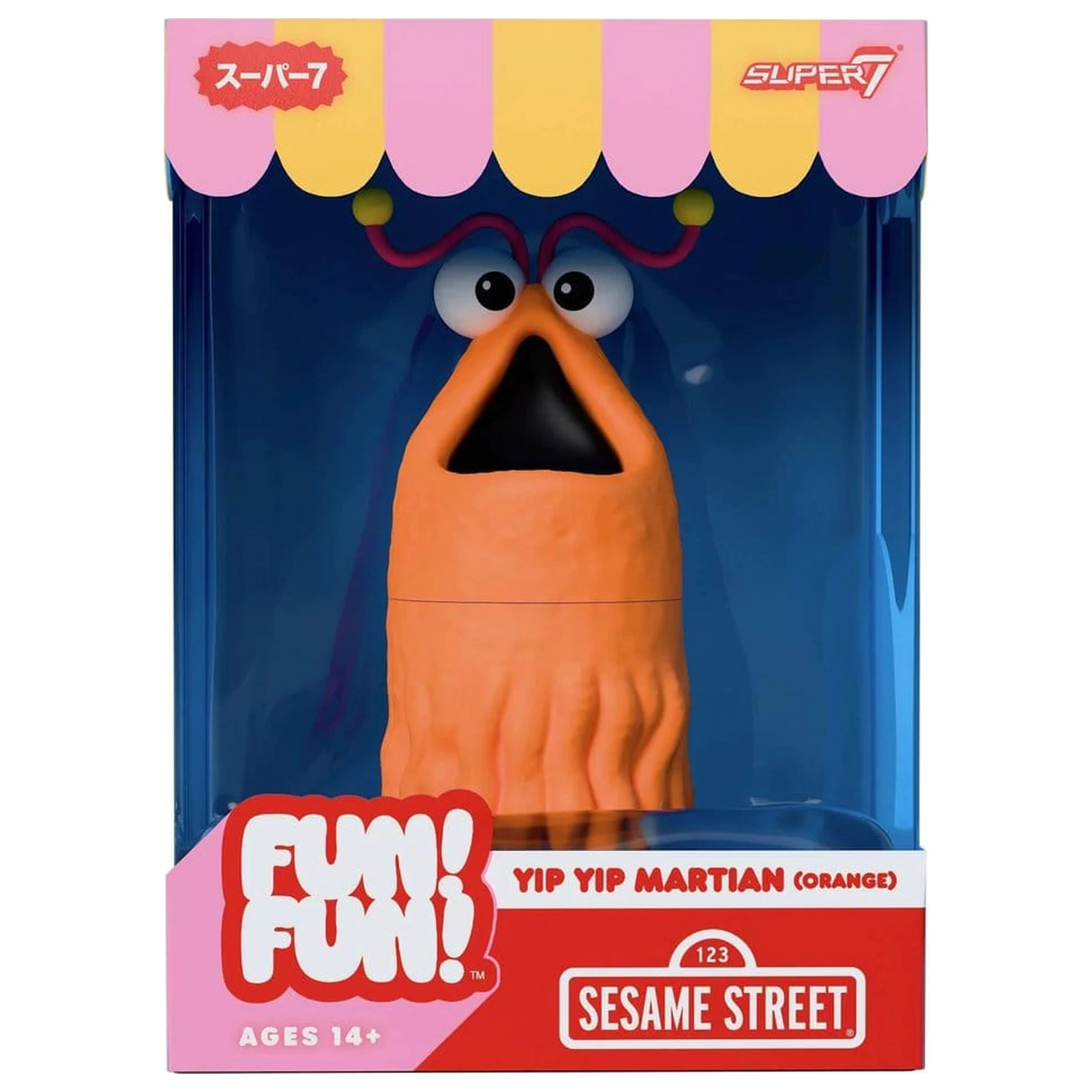 Sesame Street Fun! Fun! Vinyl Figure Yip Yip Martian (Orange) 18 cm product photo