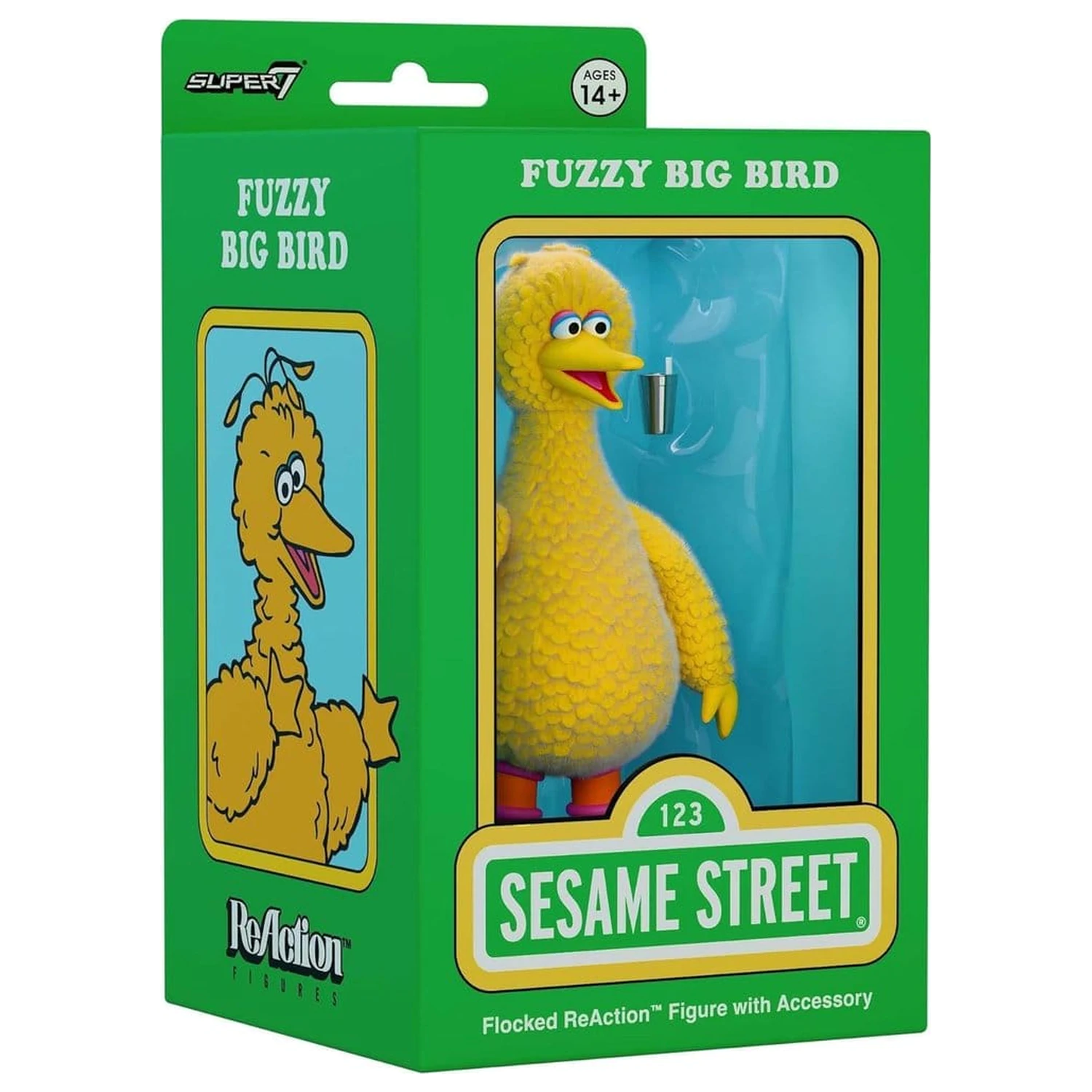 Sesame Street ReAction Action Figure Big Bird (Flocked) product photo