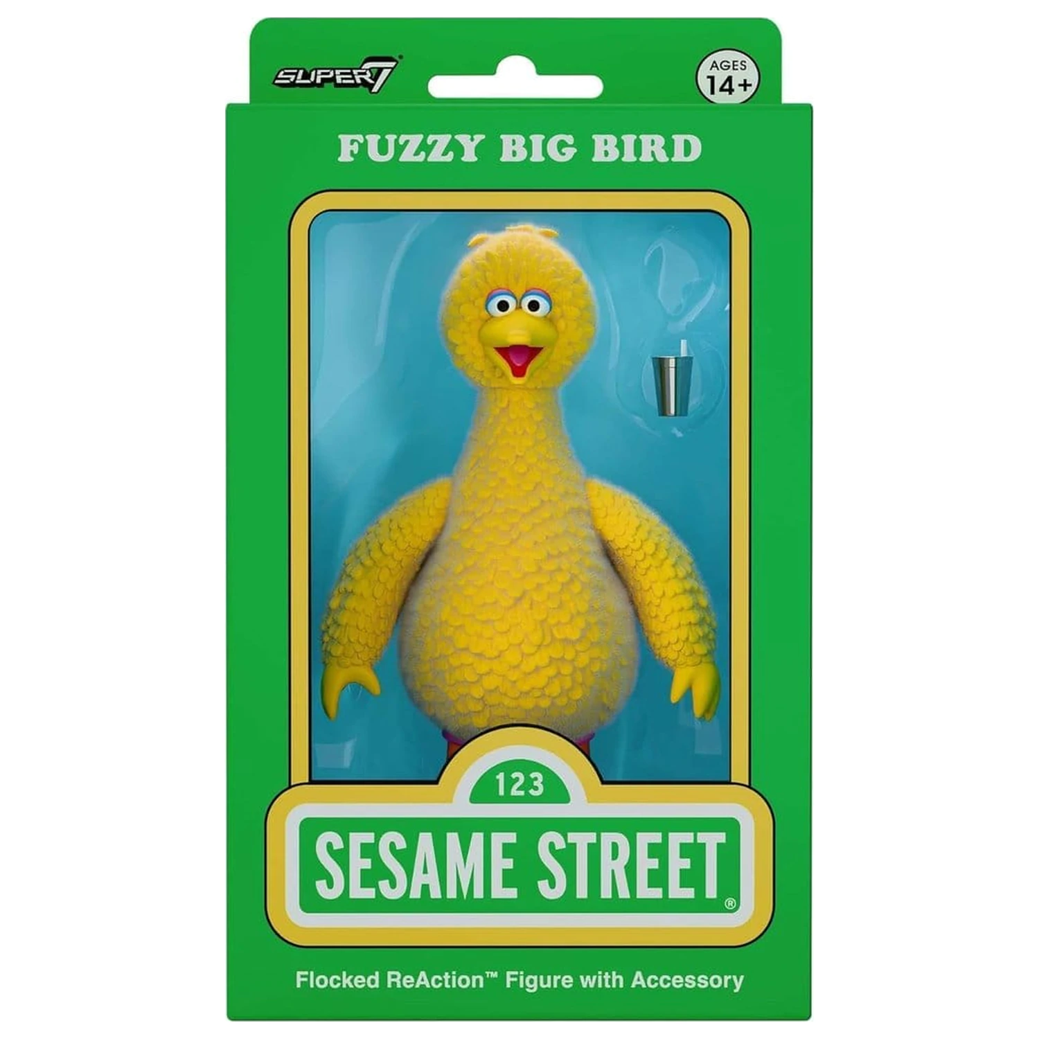 Sesame Street ReAction Action Figure Big Bird (Flocked) product photo