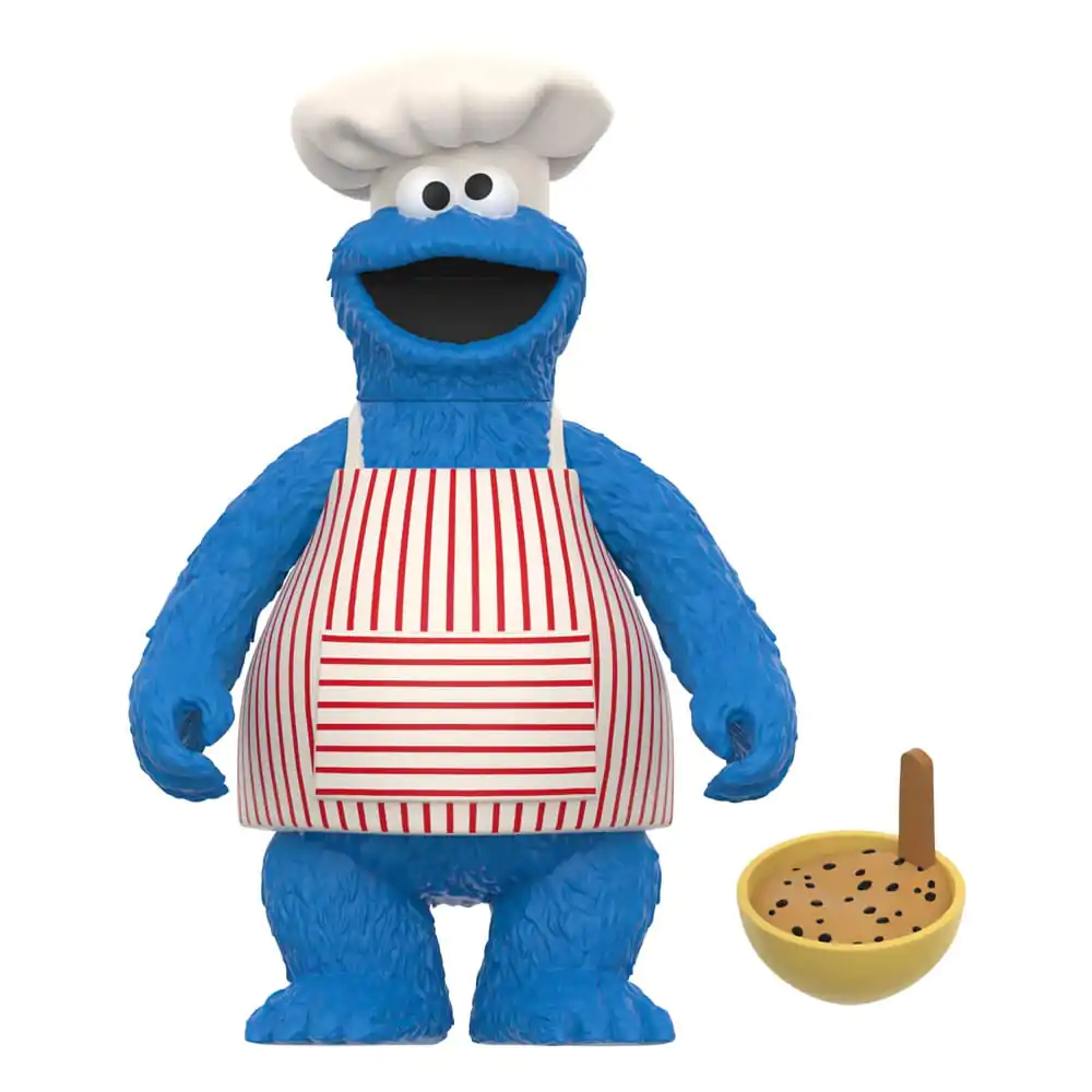Sesame Street ReAction Action Figure Wave 04 Chef Cookie Monster 10 cm product photo