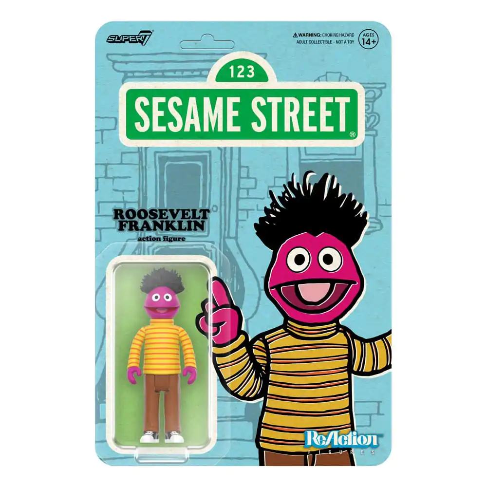 Sesame Street ReAction Action Figure Wave 04 Roosevelt Franklin 10 cm product photo