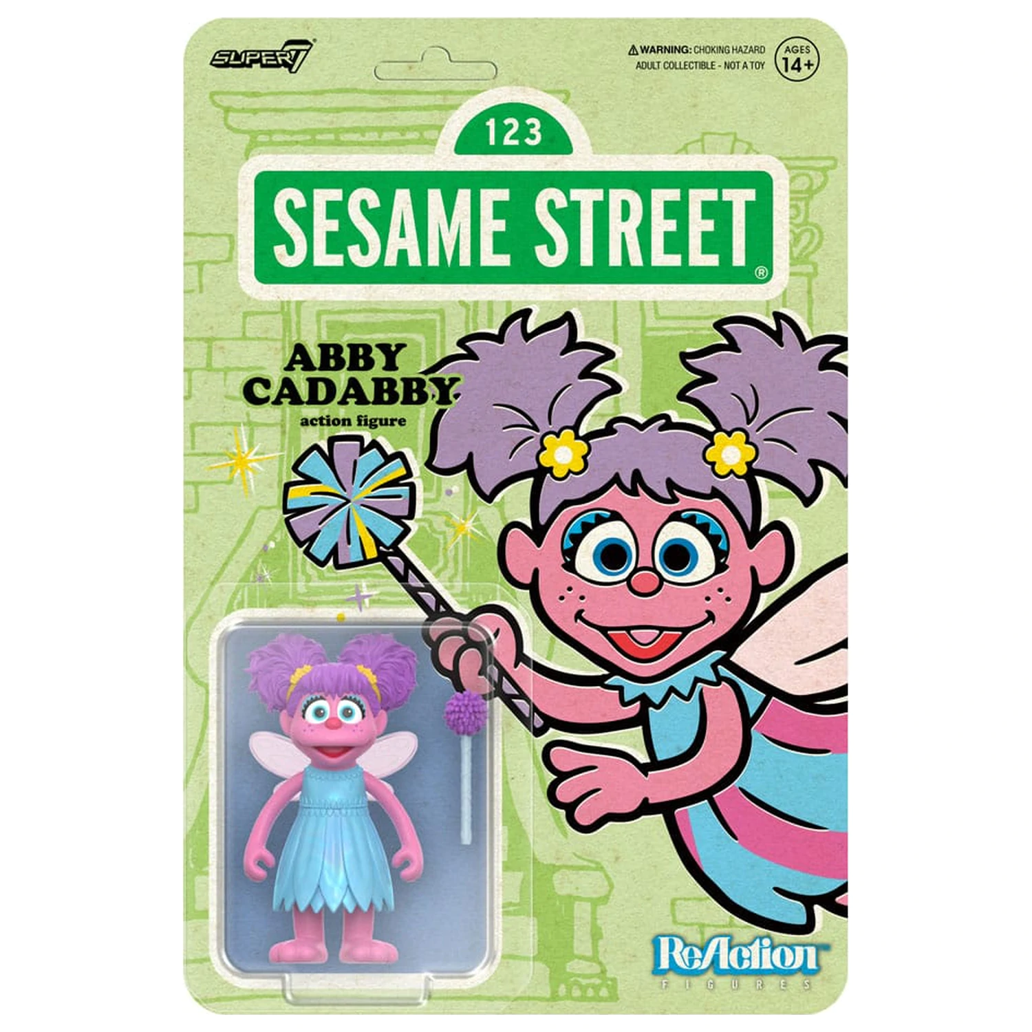 Sesame Street ReAction Action Figure Wave 05 Abby Cadabby 10 cm    product photo
