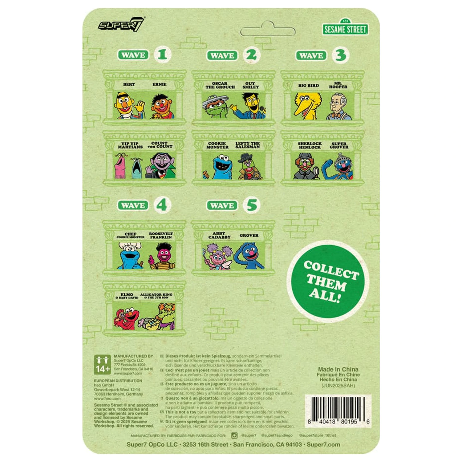 Sesame Street ReAction Action Figure Wave 05 Abby Cadabby 10 cm    product photo