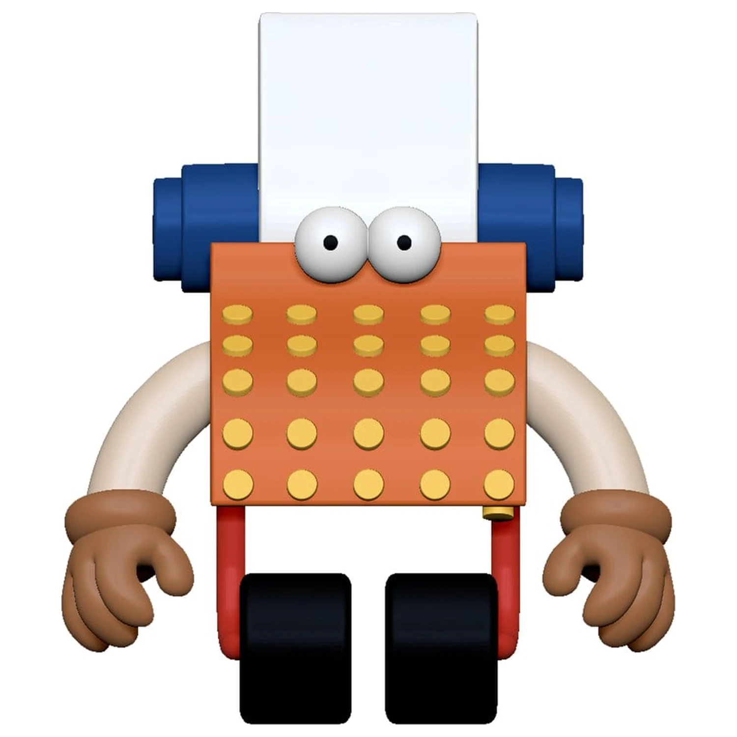 Sesame Street ReAction Action Figure Wave 06 Typewriter Guy 6 cm       product photo