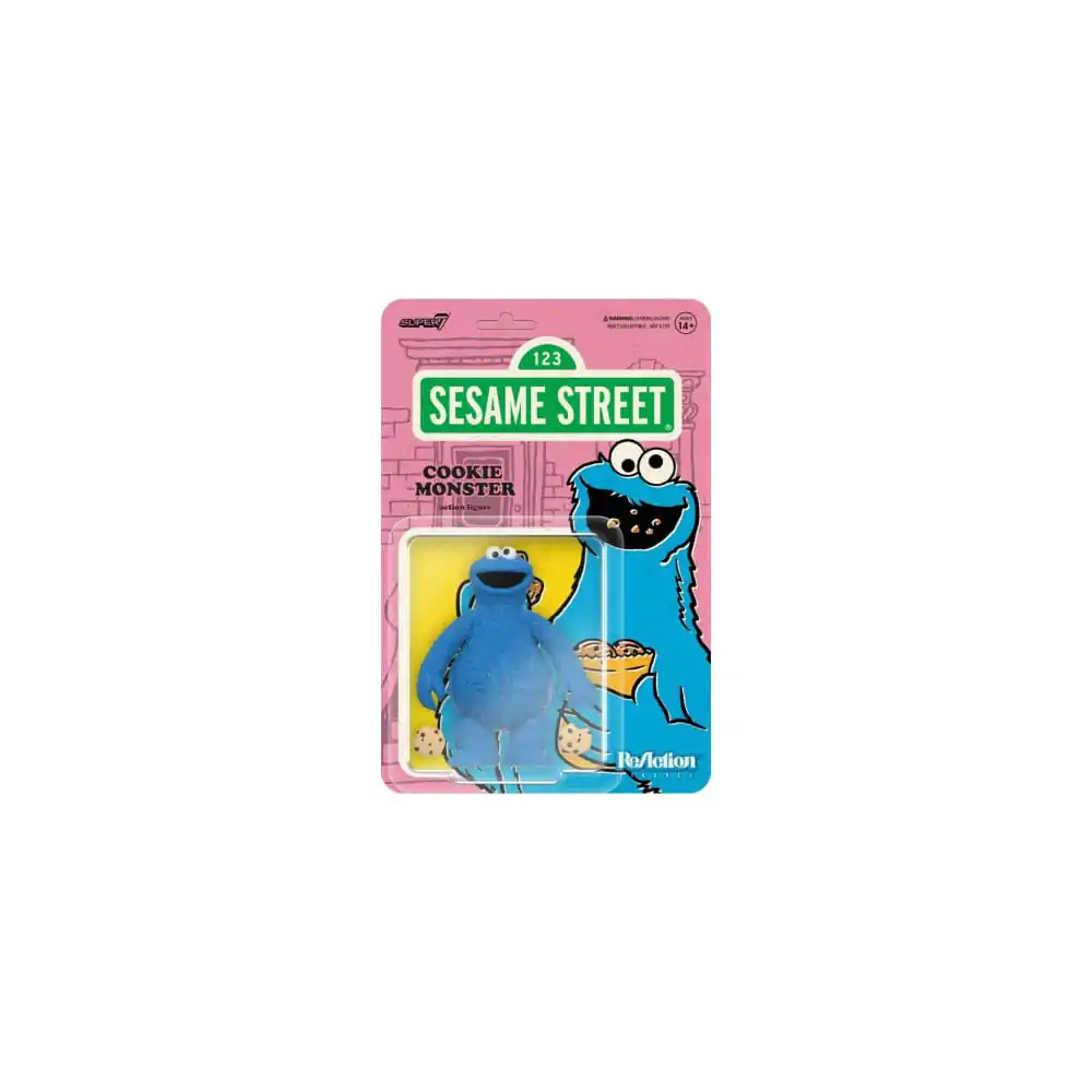 Sesame Street ReAction Action Figure Wave 02 Cookie Monster 10 cm product photo