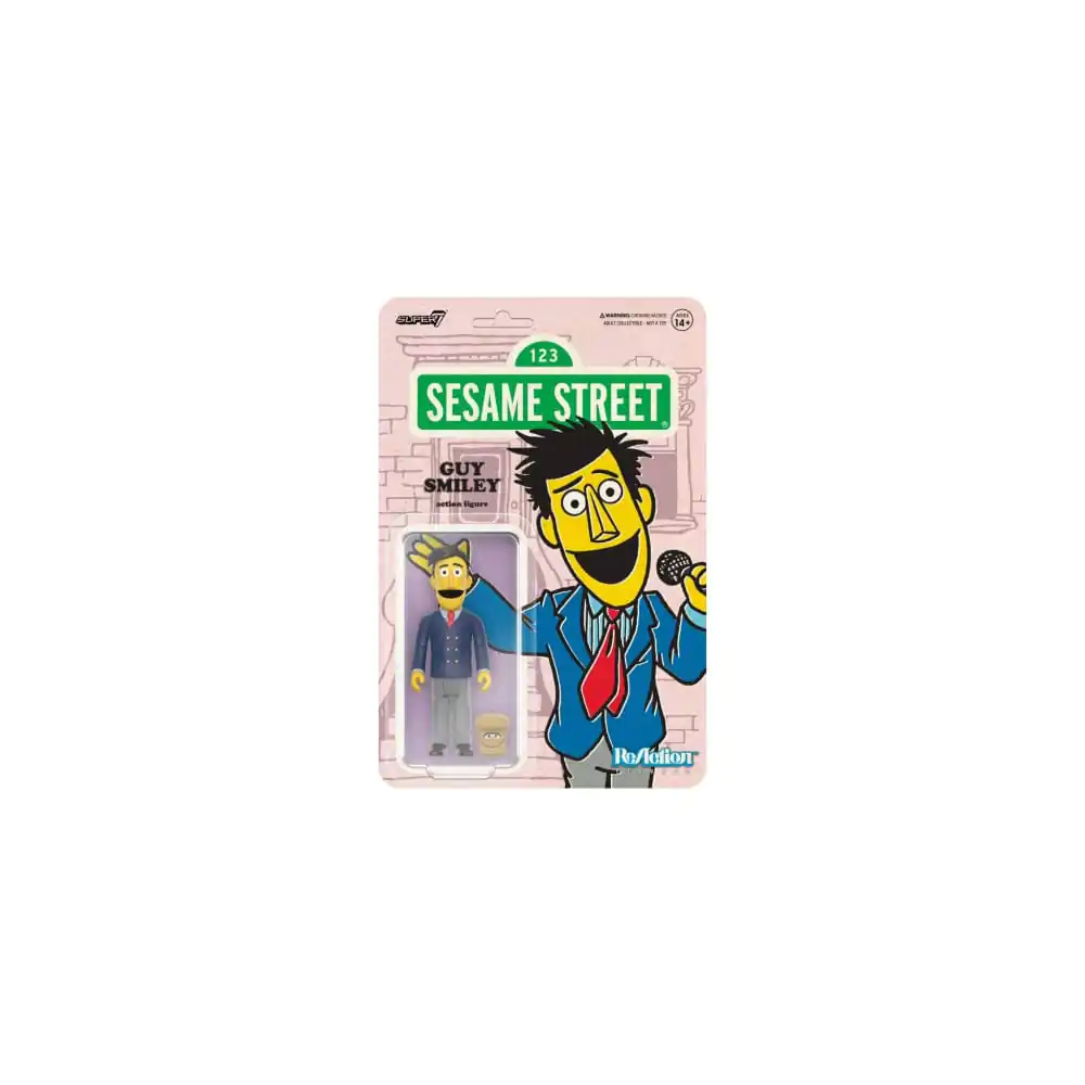 Sesame Street ReAction Action Figure Wave 02 Guy Smiley (With Bread) 10 cm product photo