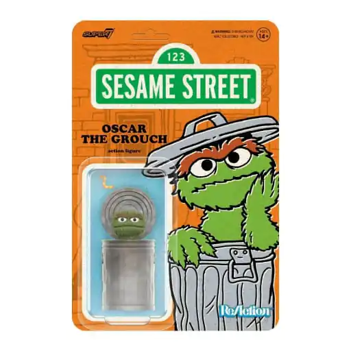 Sesame Street ReAction Action Figure Wave 02 Oscar the Grouch 10 cm product photo