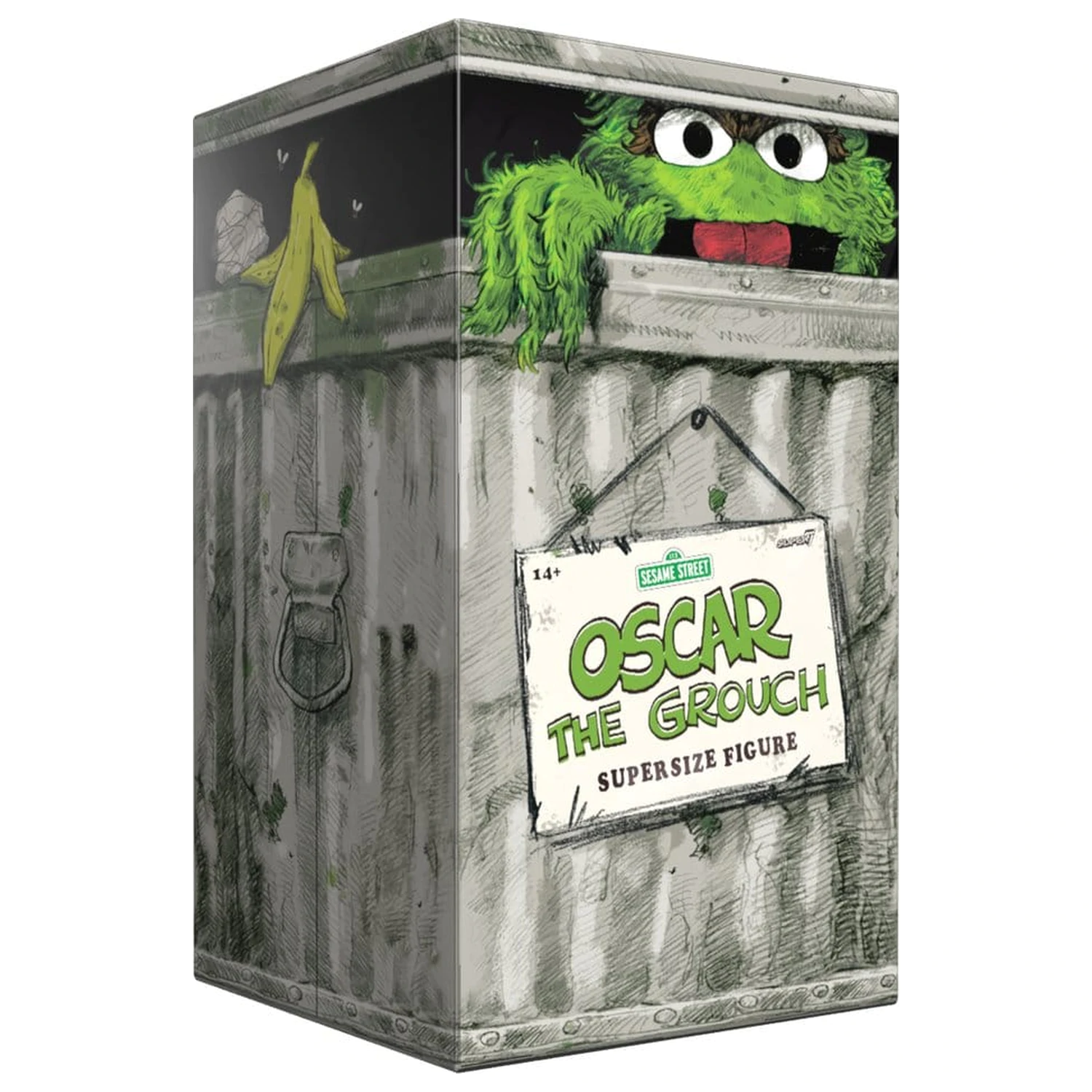 Sesame Street SuperSize Vinyl Figure Oscar The Grouch product photo